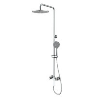 NEMO NM-1353CR Душевая колонна, смеситель для душа на 2 потока Верхний душ (латунь) 25 см