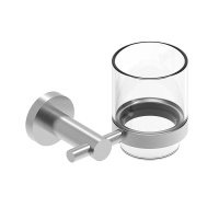 NEMO NM-01021BN Стакан настенный, BRUSH NICKEL