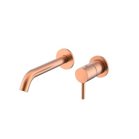 NEMO NM-2313RG Смеситель из стены для раковины с донным клапаном ROSE GOLD
