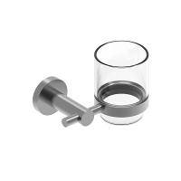 NEMO NM-01021BGM Стакан настенный, BRUSH GUN METAL